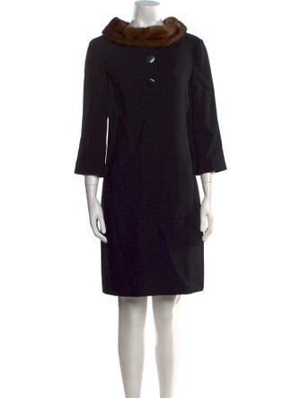 Michael Kors Virgin Wool Mini Dress