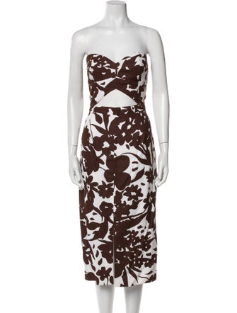 Michael Kors Linen Knee-Length Dress