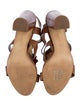 Michael Kors Leather T-Strap Sandals