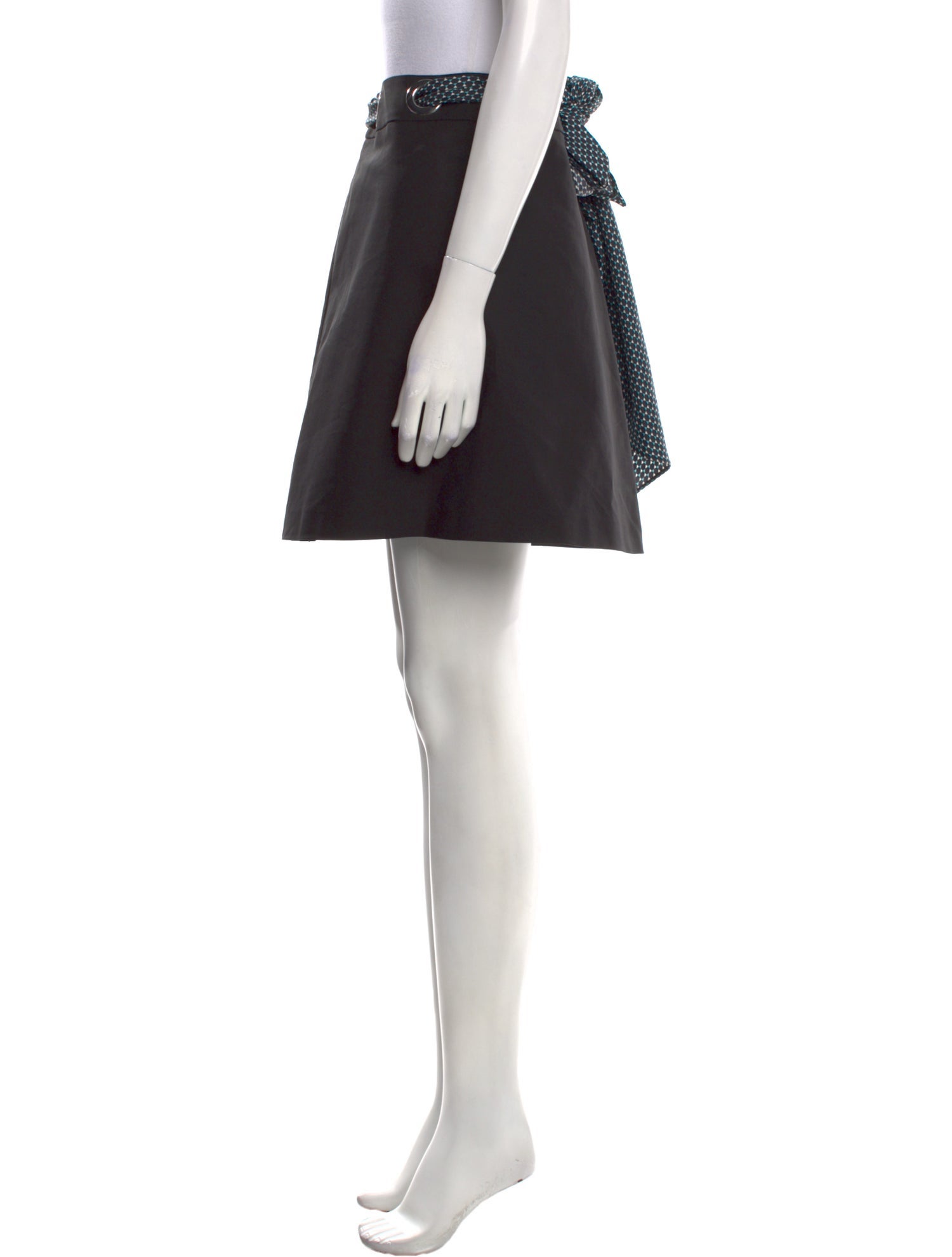 Michael Kors Collection Eyelet Trim Mini Skirt