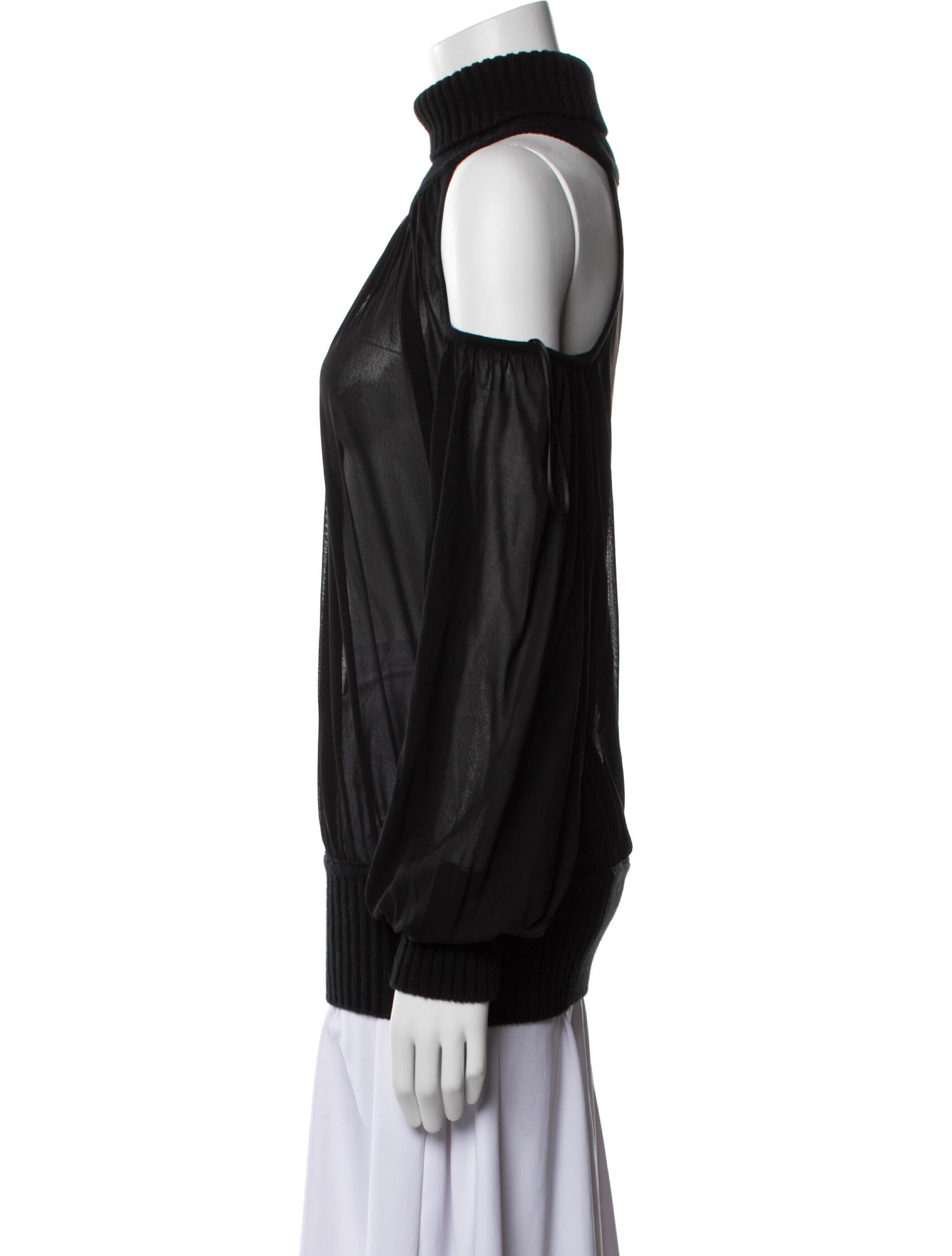 Michael Kors Turtleneck Long Sleeve Blouse