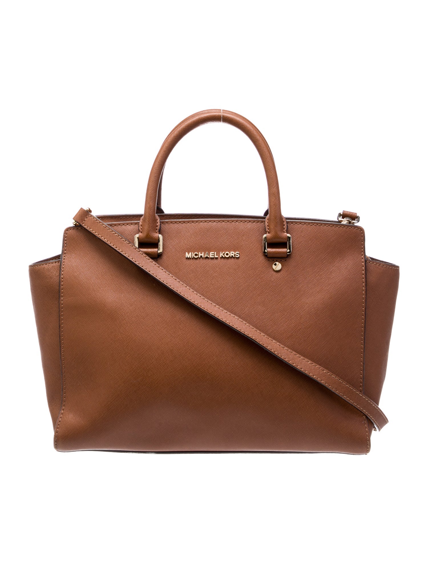 Michael Kors Saffiano Leather Top Handle Bag