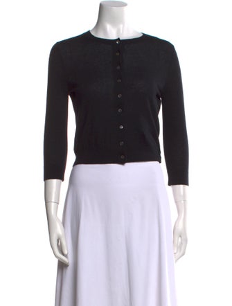 Michael Kors Cashmere Crew Neck Crop Top