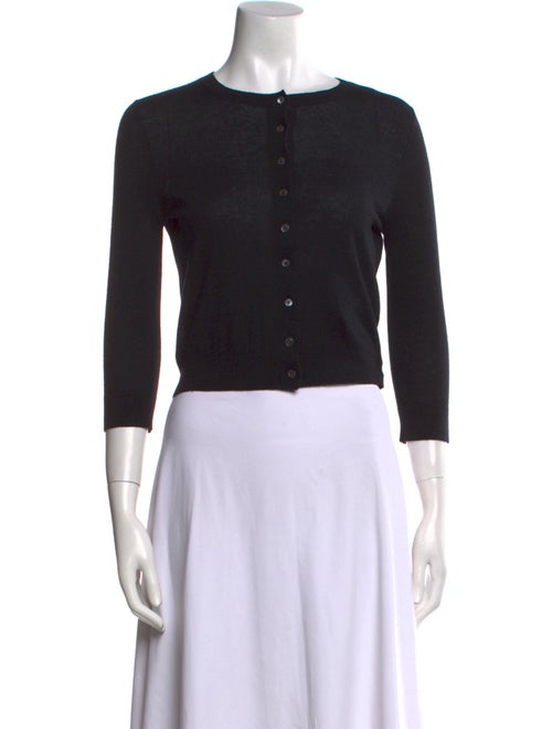 Michael Kors Cashmere Crew Neck Crop Top