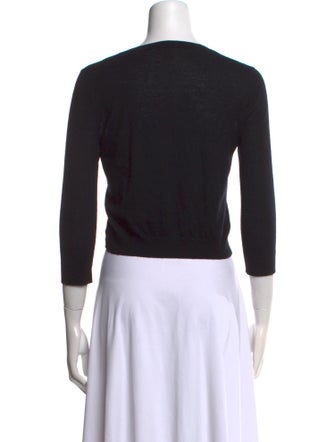 Michael Kors Cashmere Crew Neck Crop Top
