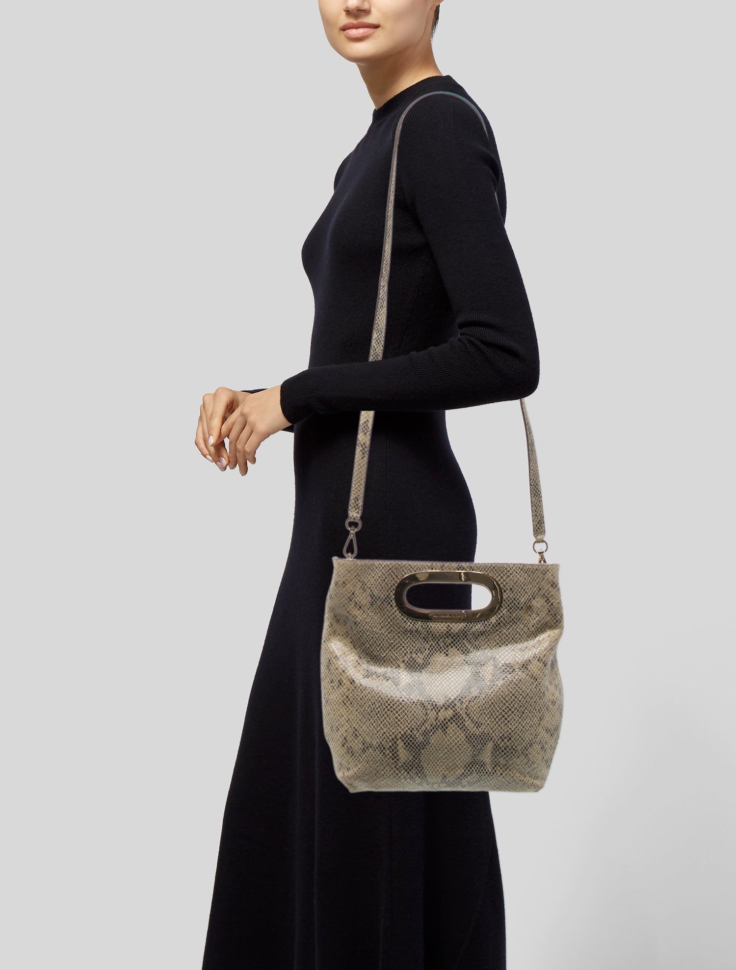 Michael Kors Leather Top Handle Bag