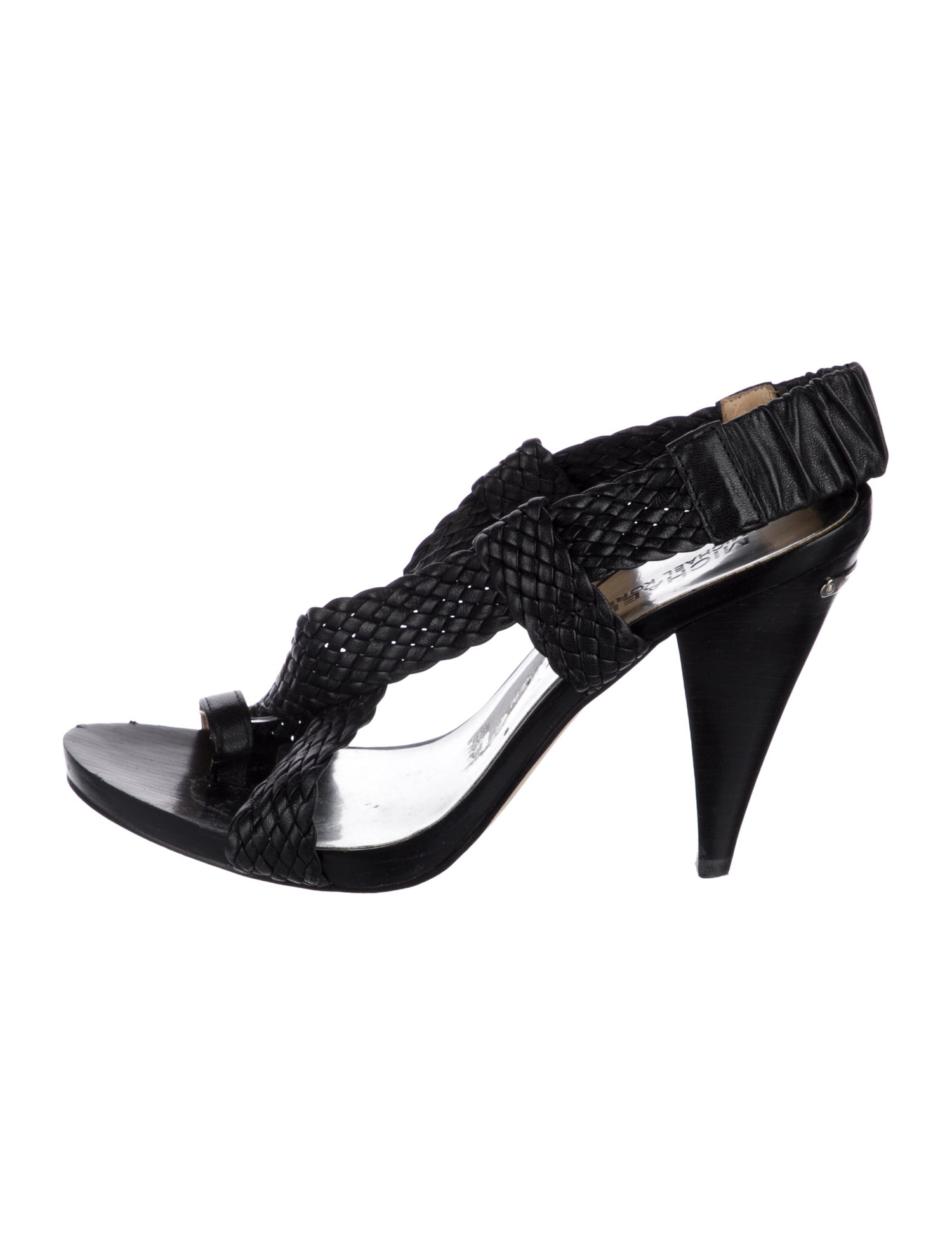 Michael Kors Leather Slingback Sandals