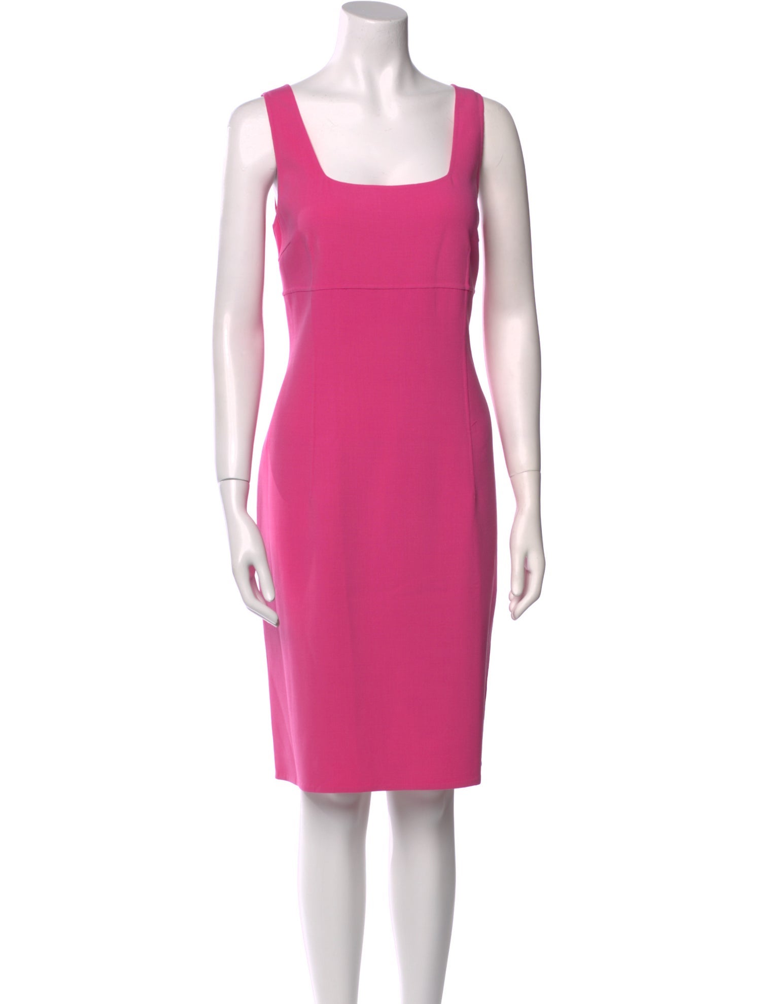 Michael Kors Virgin Wool Knee-Length Dress