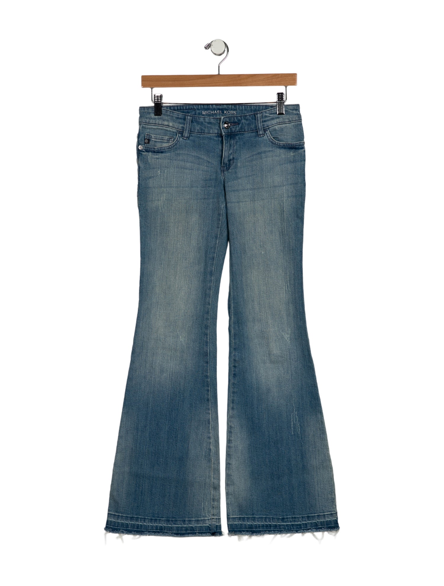 Michael Kors Low-Rise Wide Leg Jeans