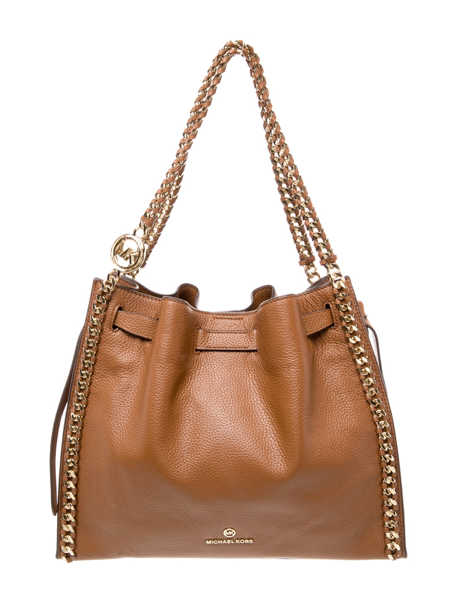 Michael Kors Leather Bucket Bag