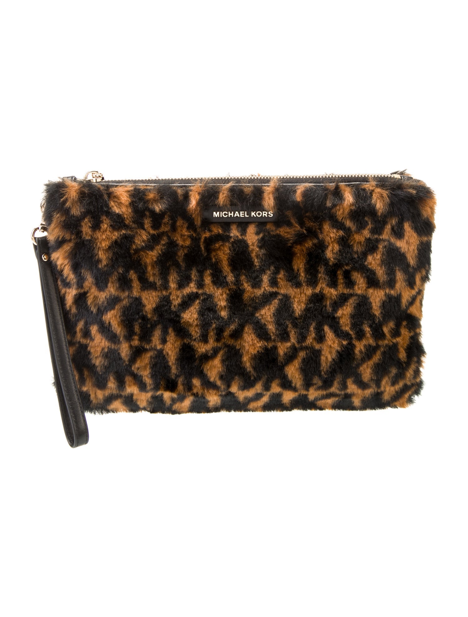 Michael Kors Faux Fur Clutch