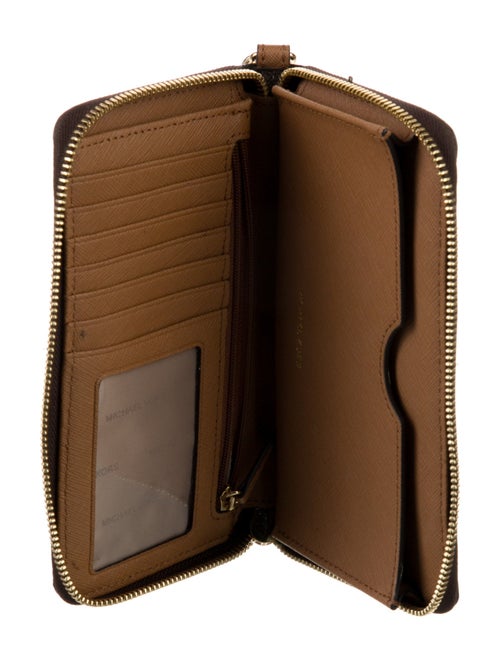 Michael Kors Leather Patterned Wristlet