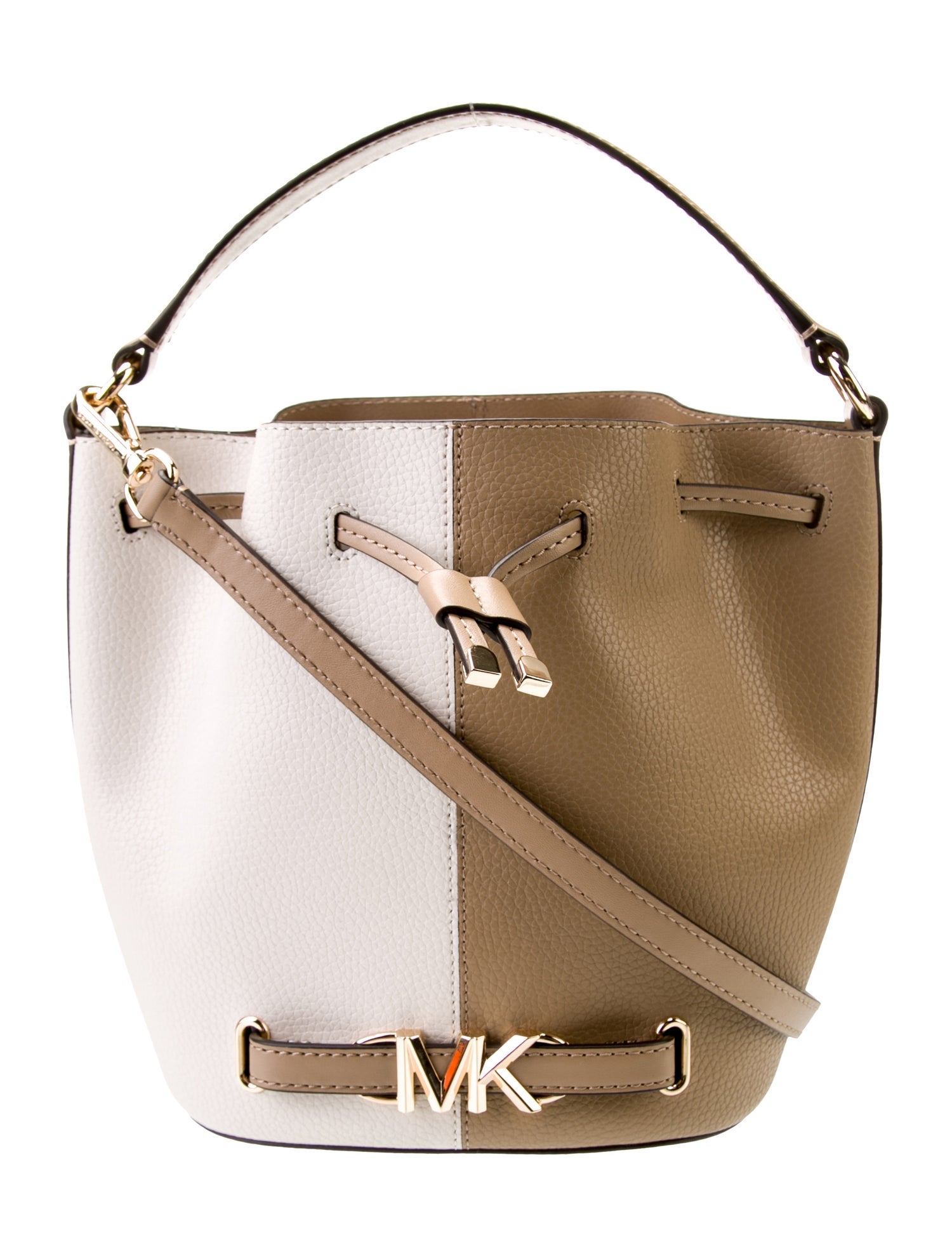 Michael Kors Leather Bucket Bag