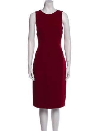 Michael Kors Virgin Wool Knee-Length Dress