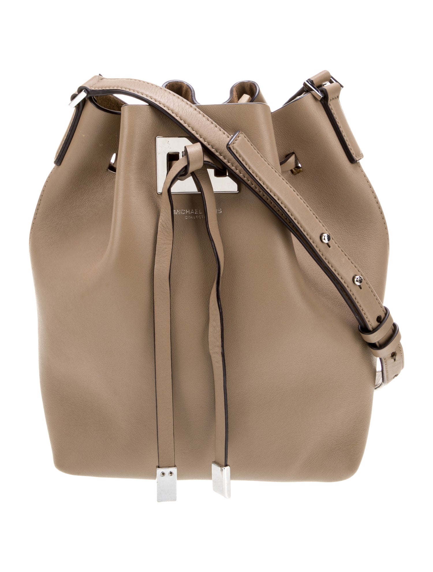 Michael Kors Leather Bucket Bag