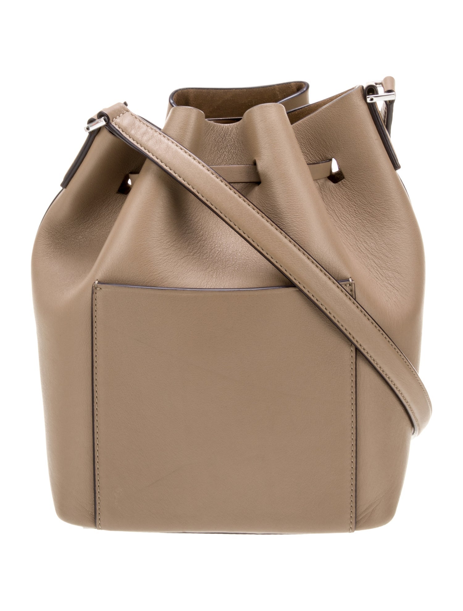 Michael Kors Leather Bucket Bag