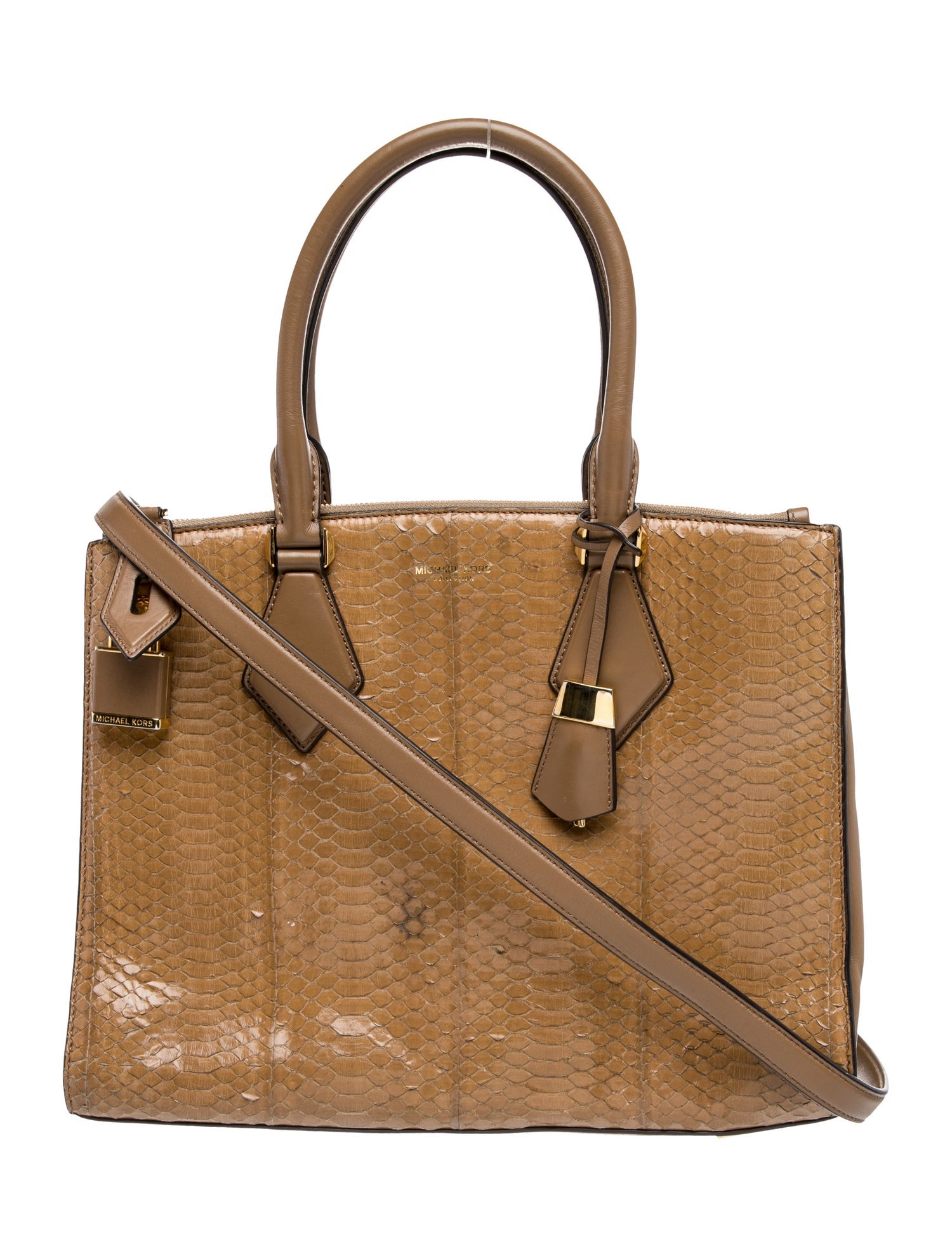 Michael Kors Monogram Top Handle Bag
