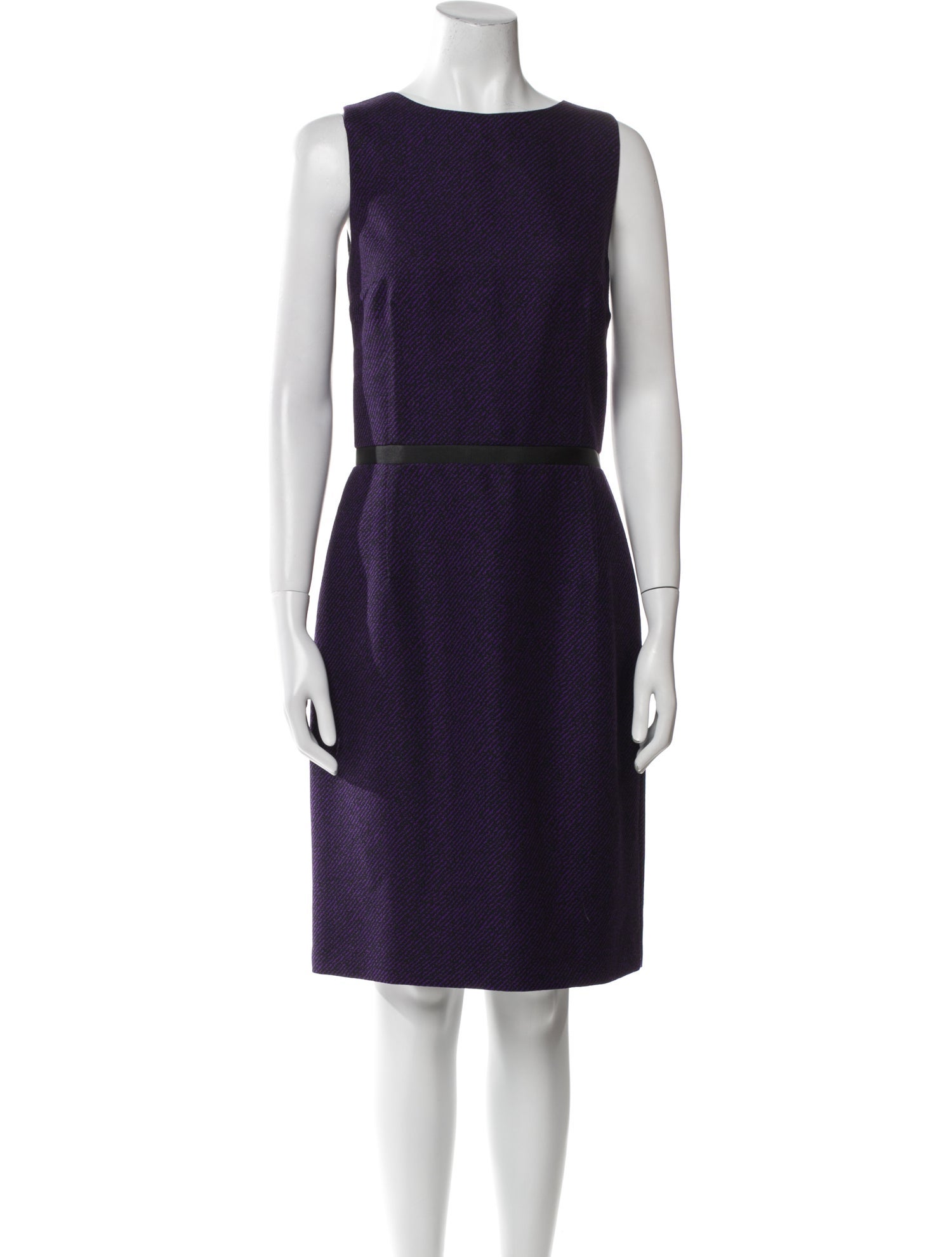Michael Kors Bateau Neckline Knee-Length Dress
