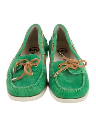 Michael Kors Suede Printed Moccasins