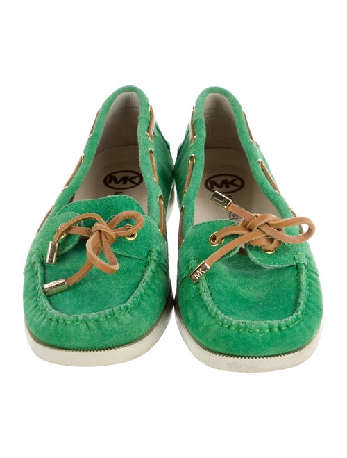 Michael Kors Suede Printed Moccasins