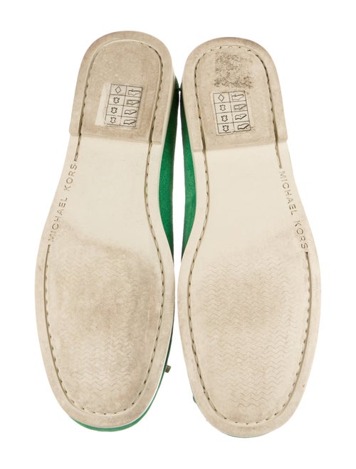 Michael Kors Suede Printed Moccasins