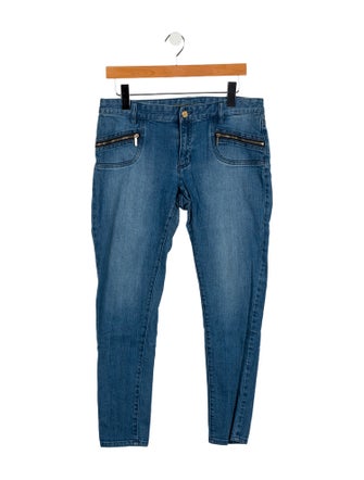 Michael Kors Mid-Rise Skinny Leg Jeans