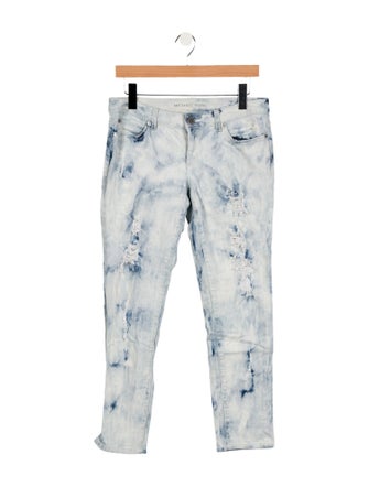 Michael Kors Low-Rise Straight Leg Jeans