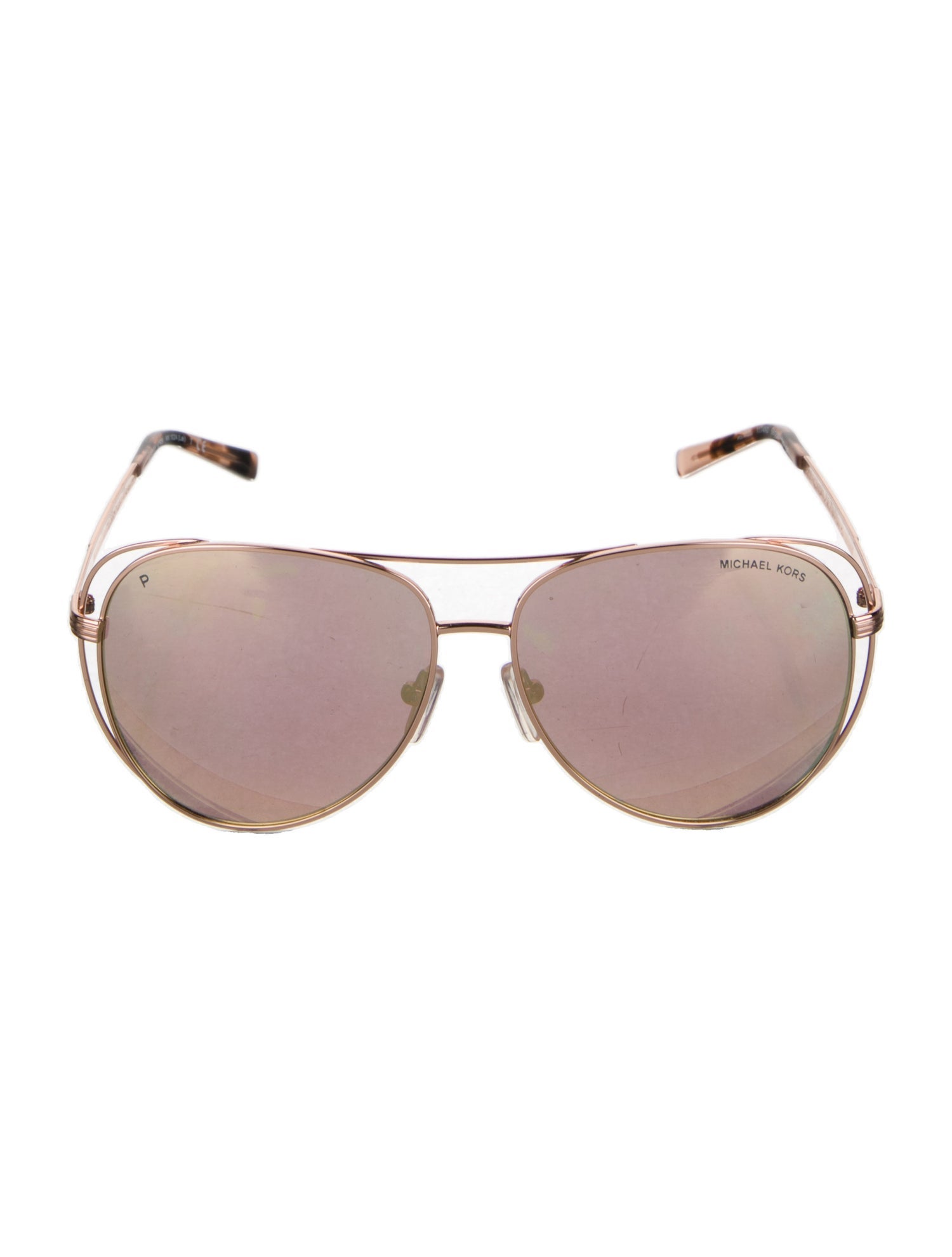 Michael Kors Aviator Mirrored Sunglasses