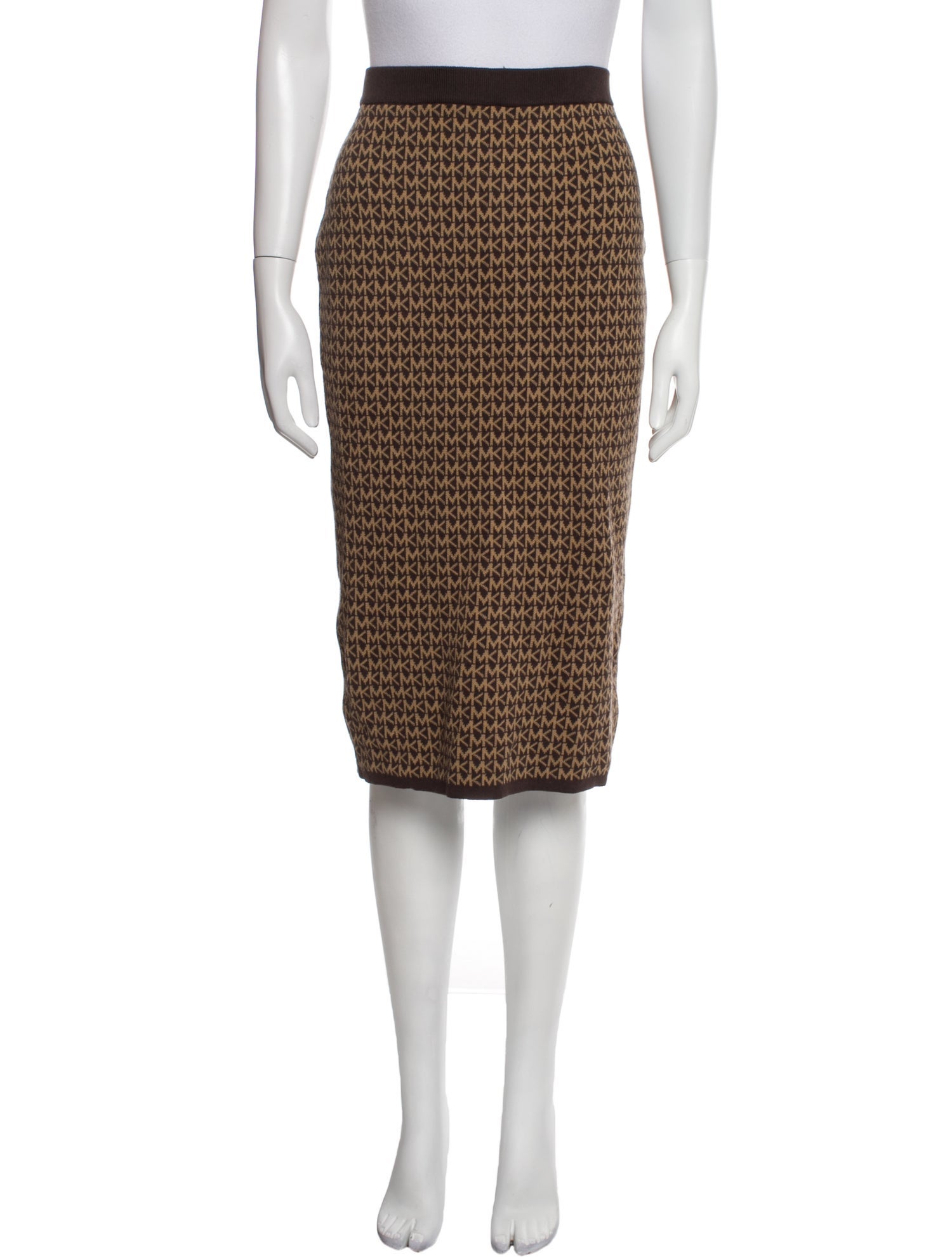Michael Kors Printed Knee-Length Skirt