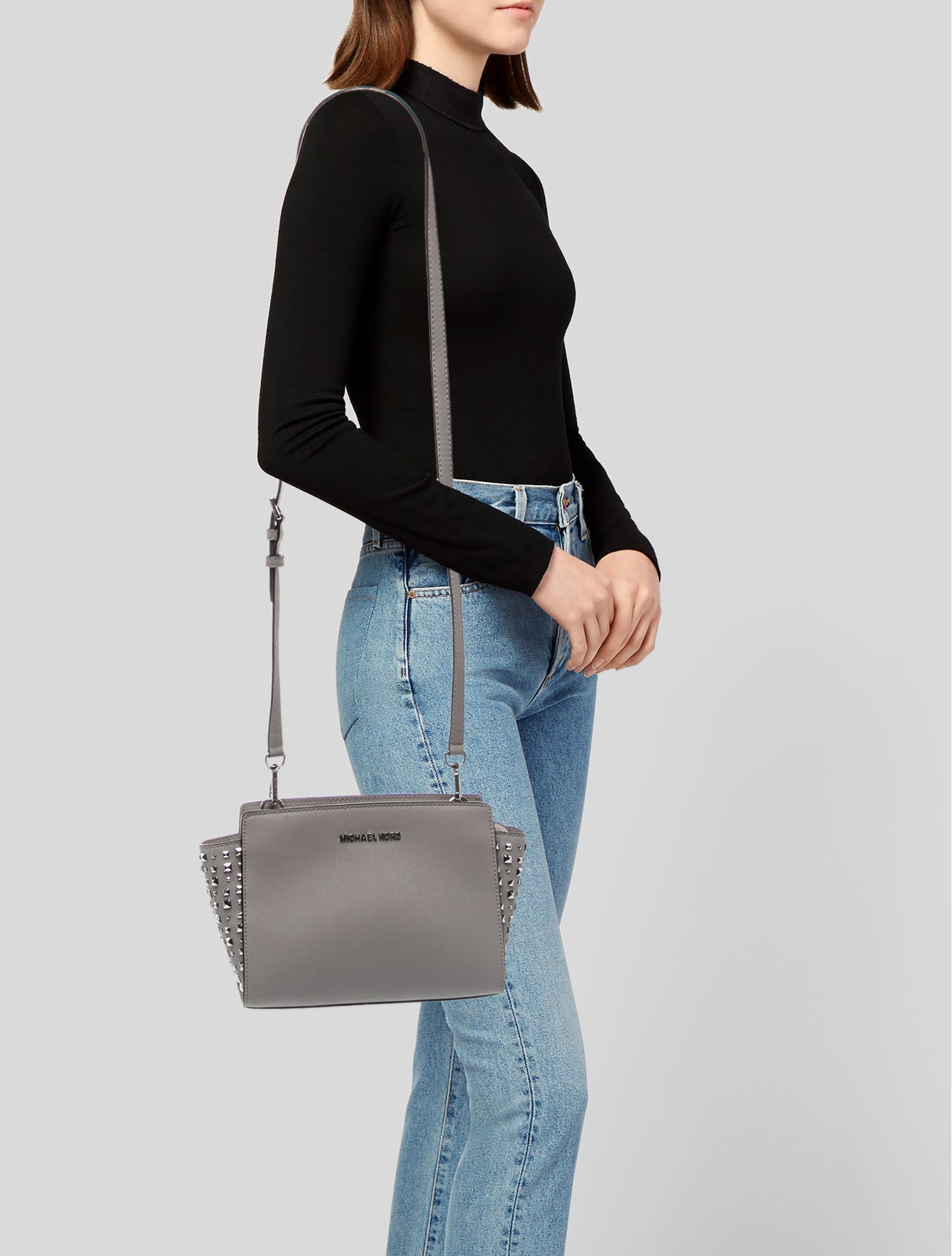 Michael Kors Saffiano Leather Crossbody Bag