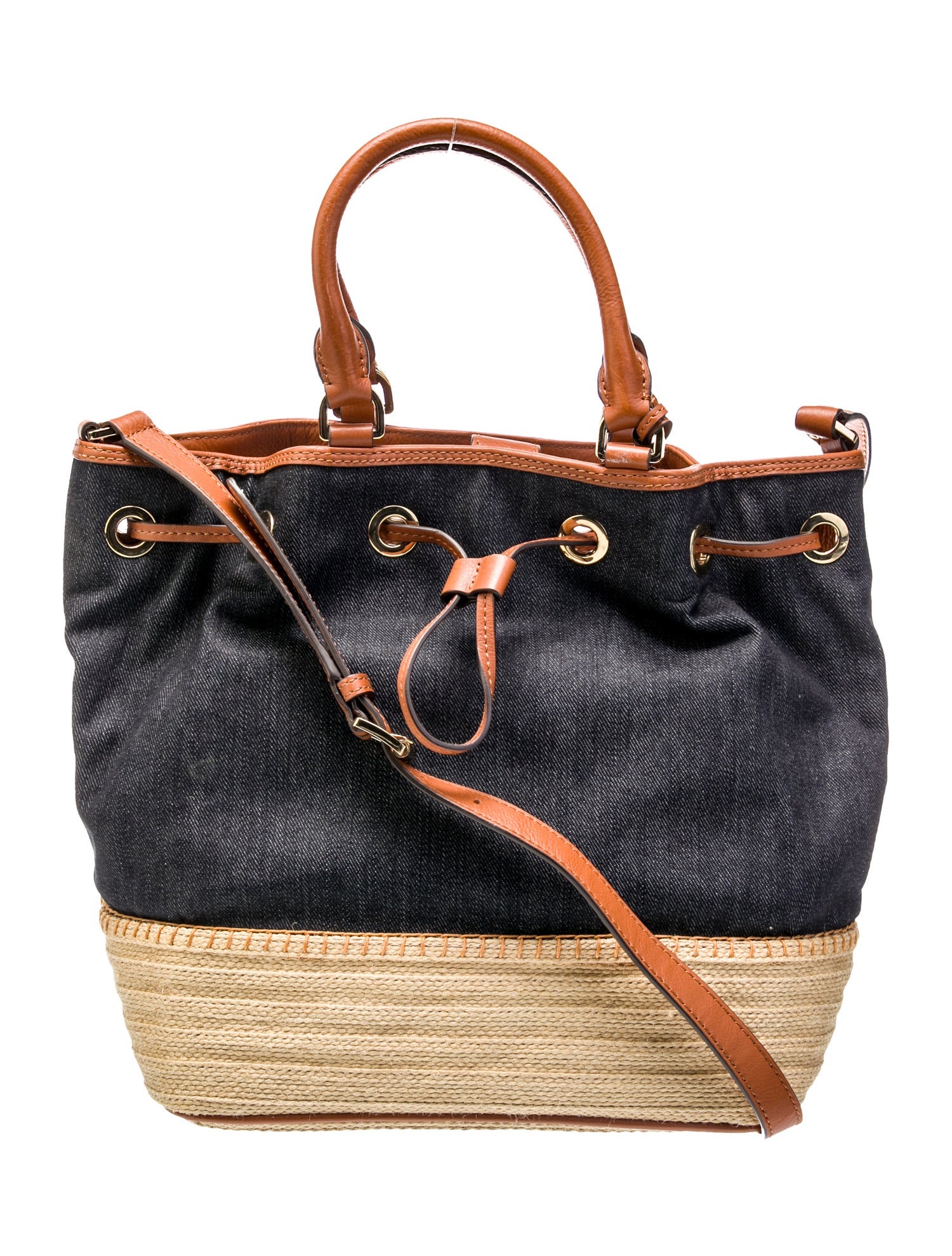 Michael Kors Denim Top Handle Bag