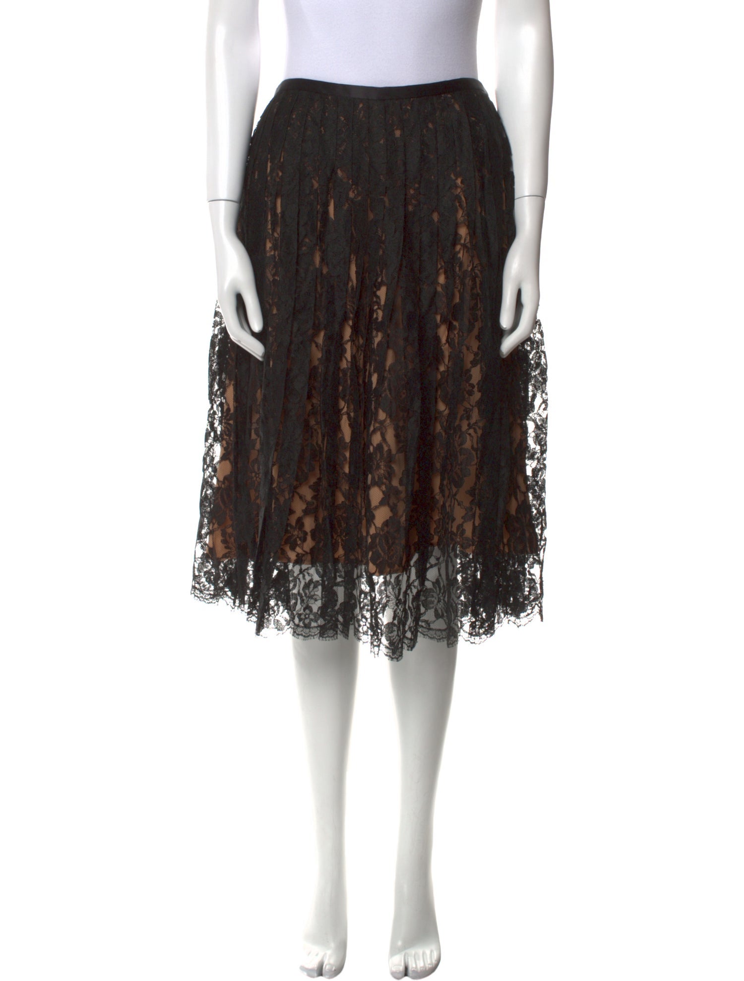 Michael Kors Lace Pattern Knee-Length Skirt