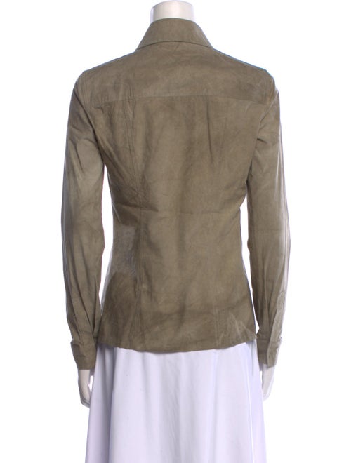 Michael Kors Long Sleeve Button-Up Top