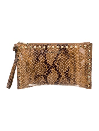 Michael Michael Kors Leather Clutch