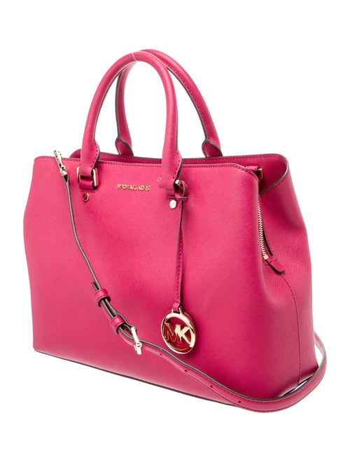 Michael Kors Saffiano Leather Top Handle Bag