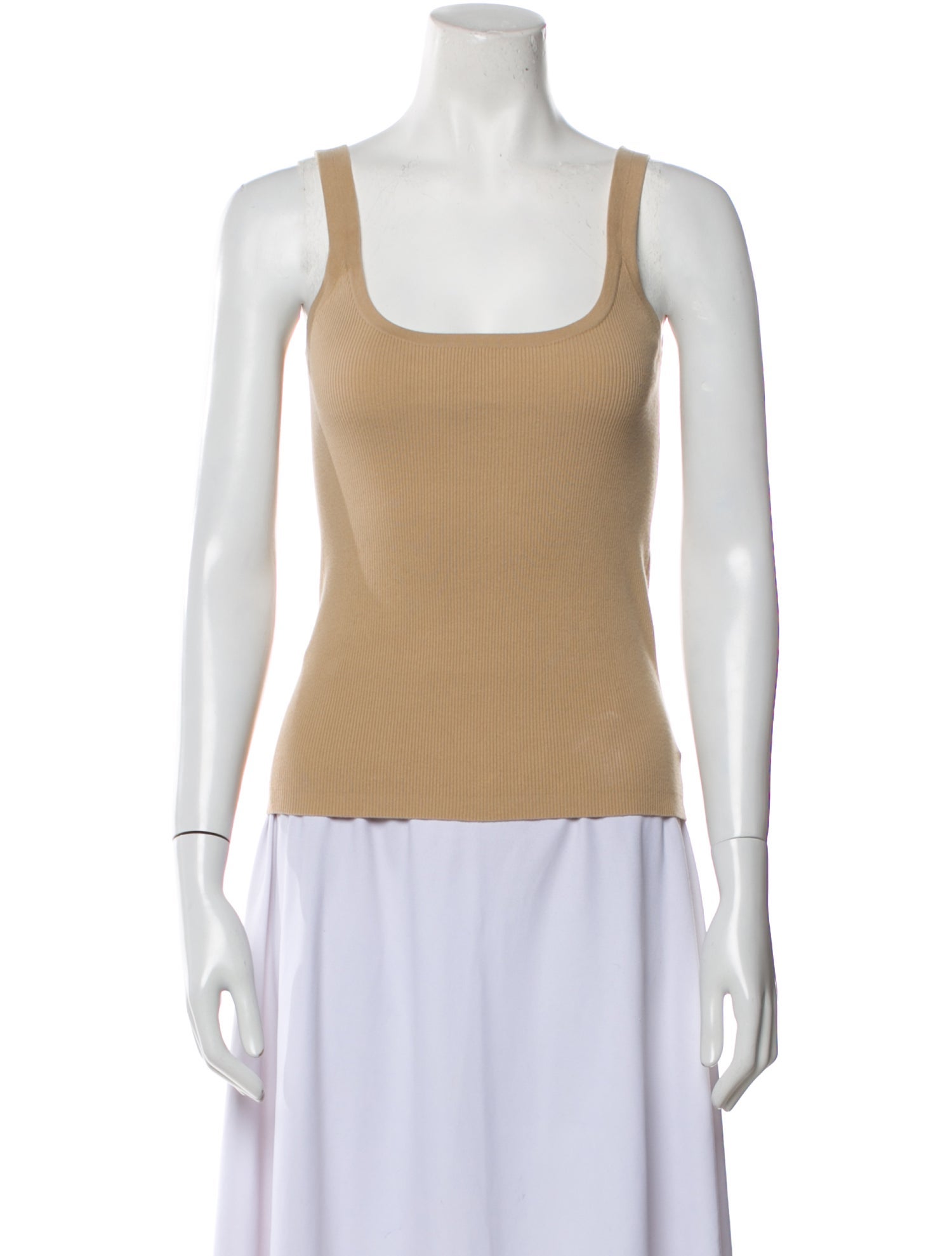 Michael Kors Square Neckline Sleeveless Top
