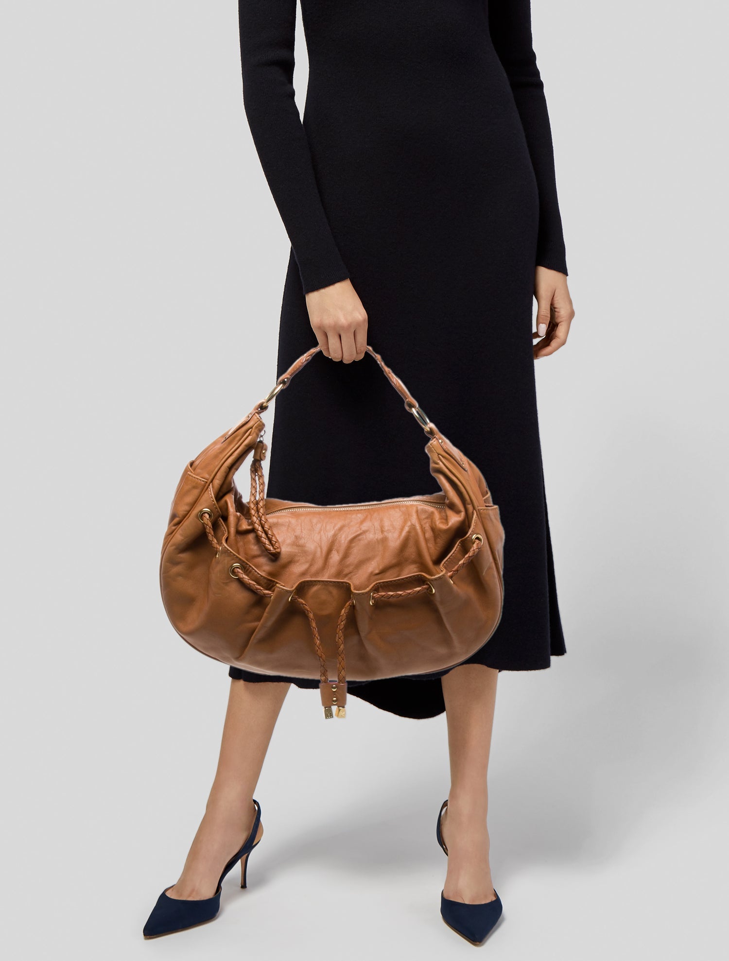 Michael Michael Kors Leather Hobo