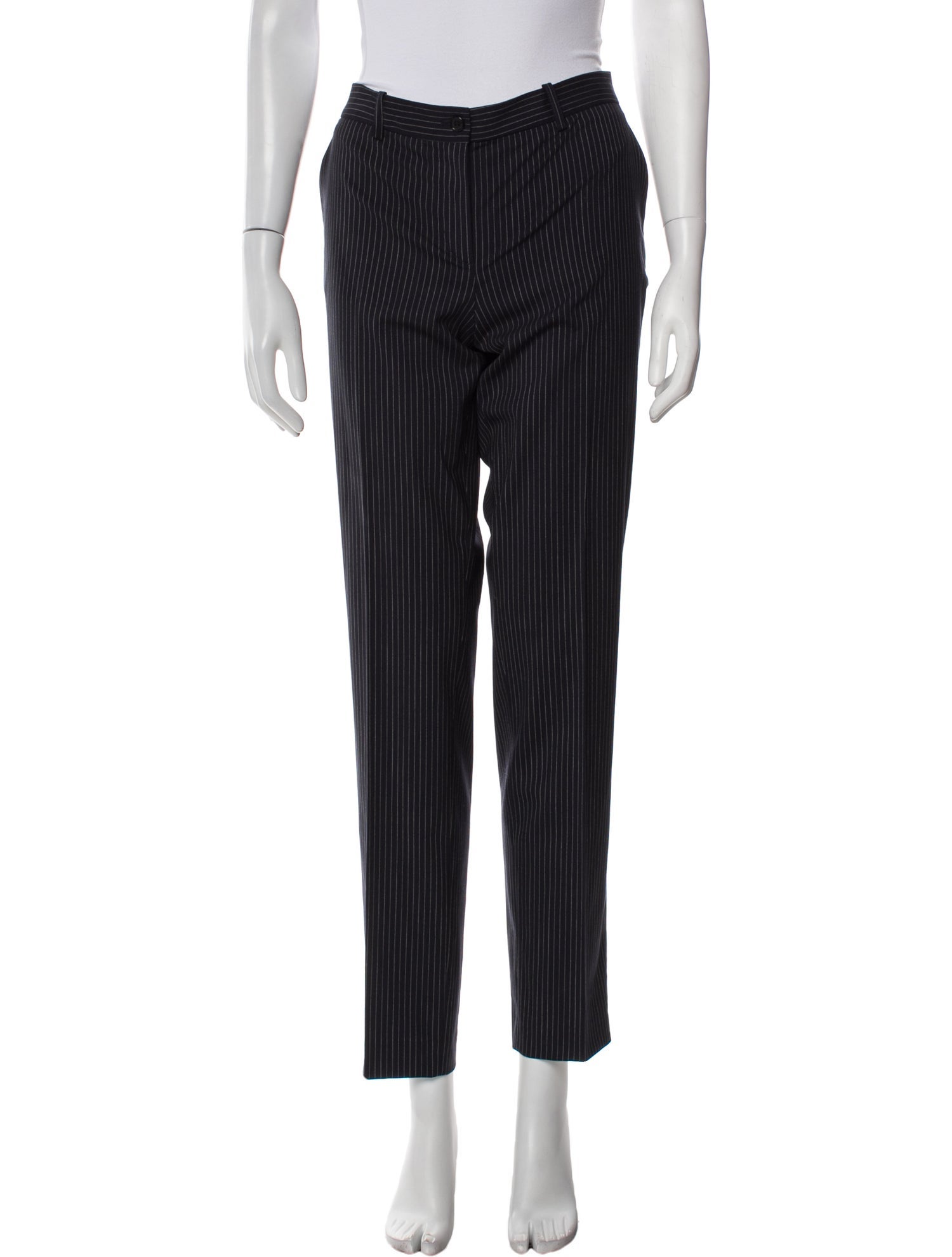 Michael Kors Virgin Wool Straight Leg Pants