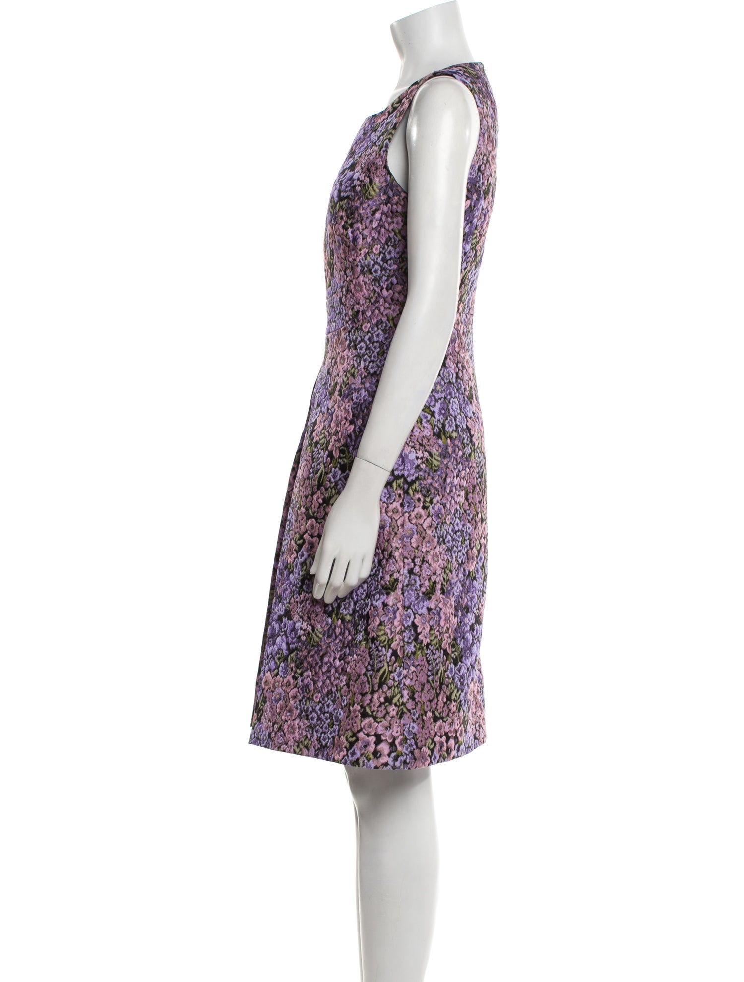 Michael Kors Floral Print Knee-Length Dress
