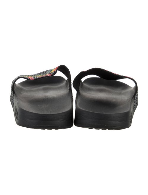 Michael Kors Leather Printed Slides