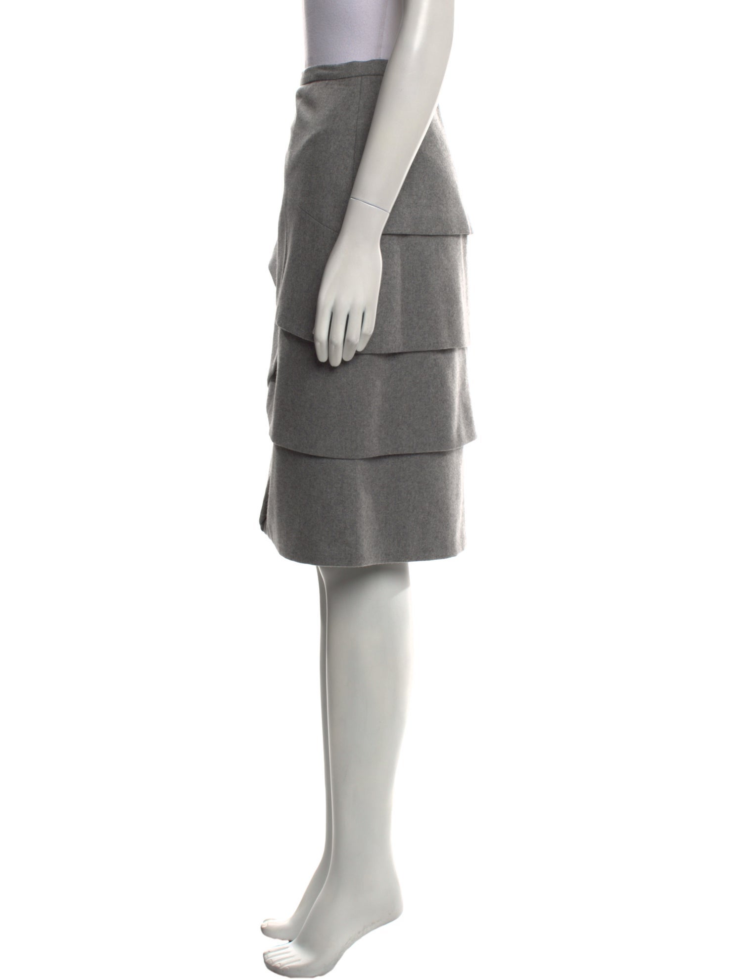 Michael Kors Virgin Wool Knee-Length Skirt