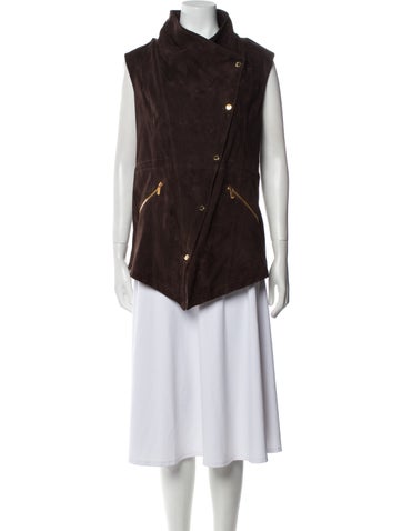 Michael Kors Jackets Leather Vest US 6 | M