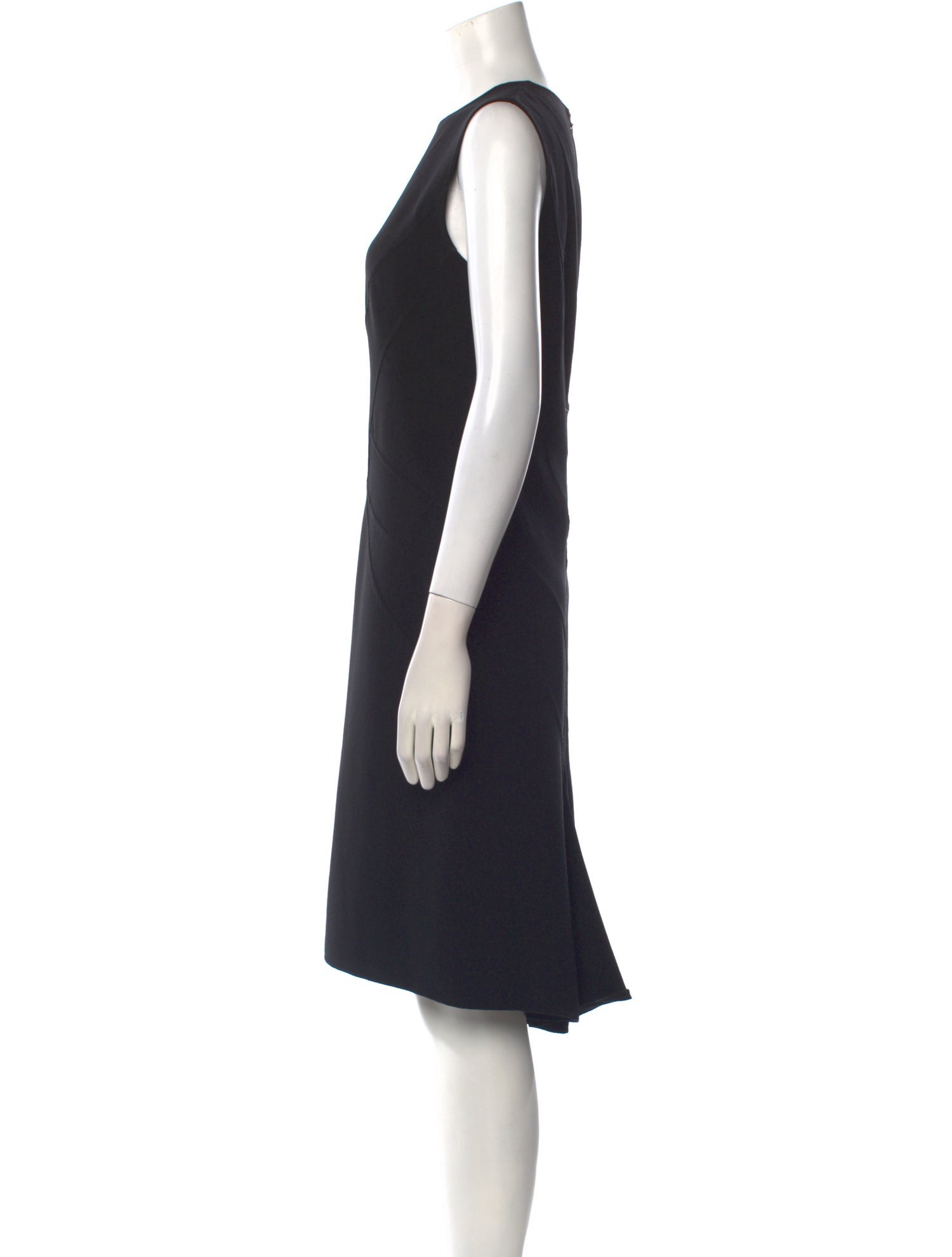 Michael Kors Virgin Wool Midi Length Dress