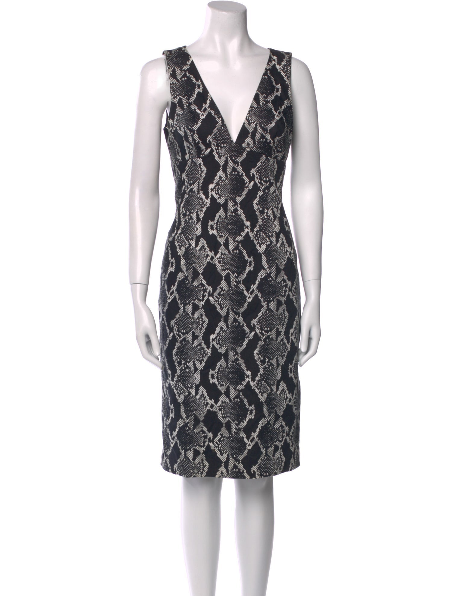 Michael Kors Printed Knee-Length Dress