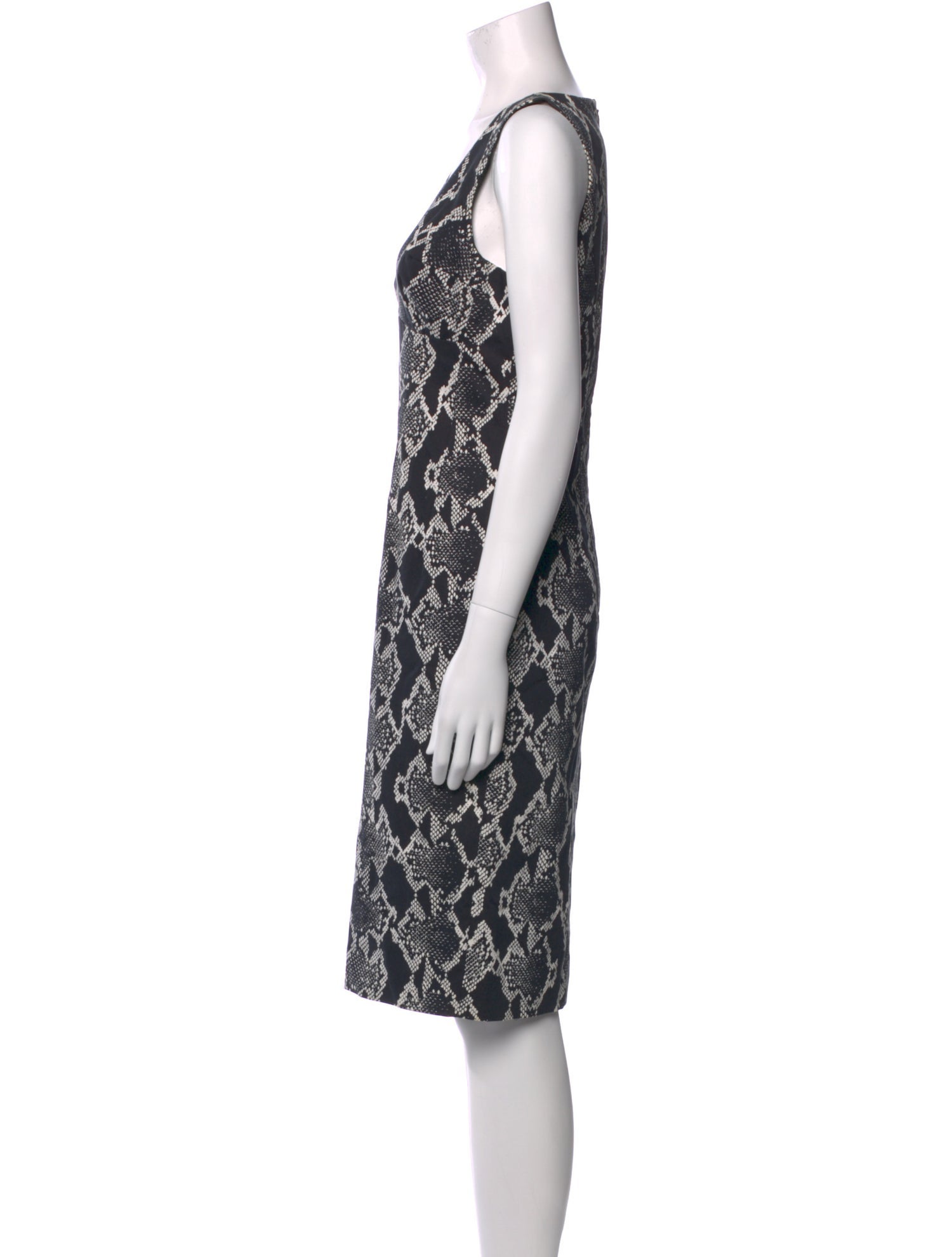 Michael Kors Printed Knee-Length Dress