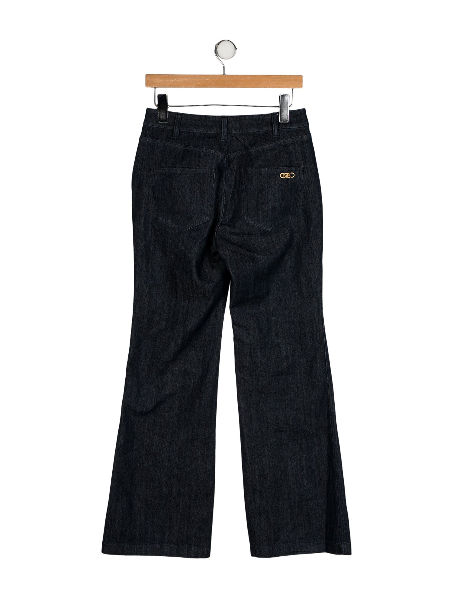 Michael Kors Mid-Rise Wide Leg Jeans