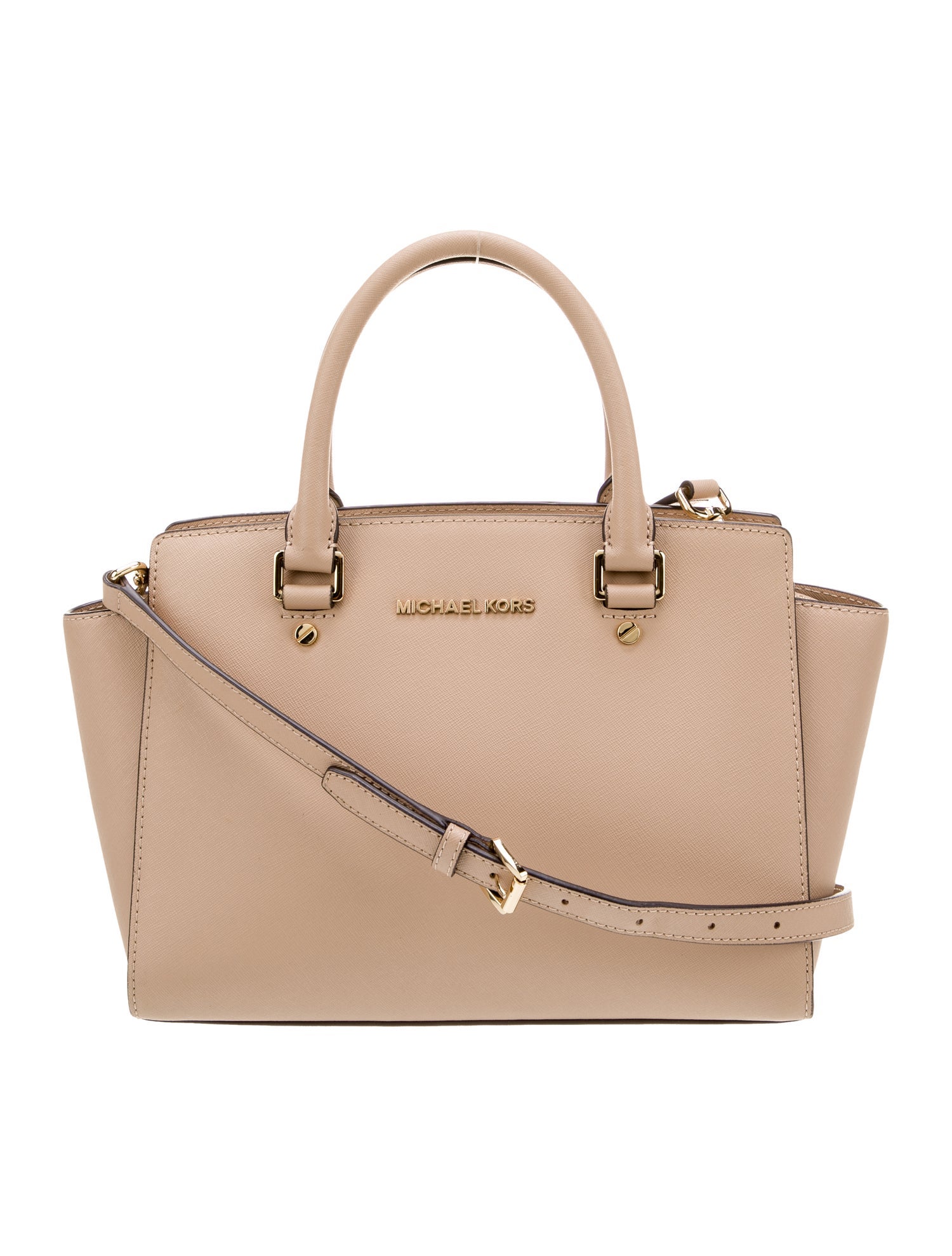 Michael Kors Saffiano Leather Top Handle Bag