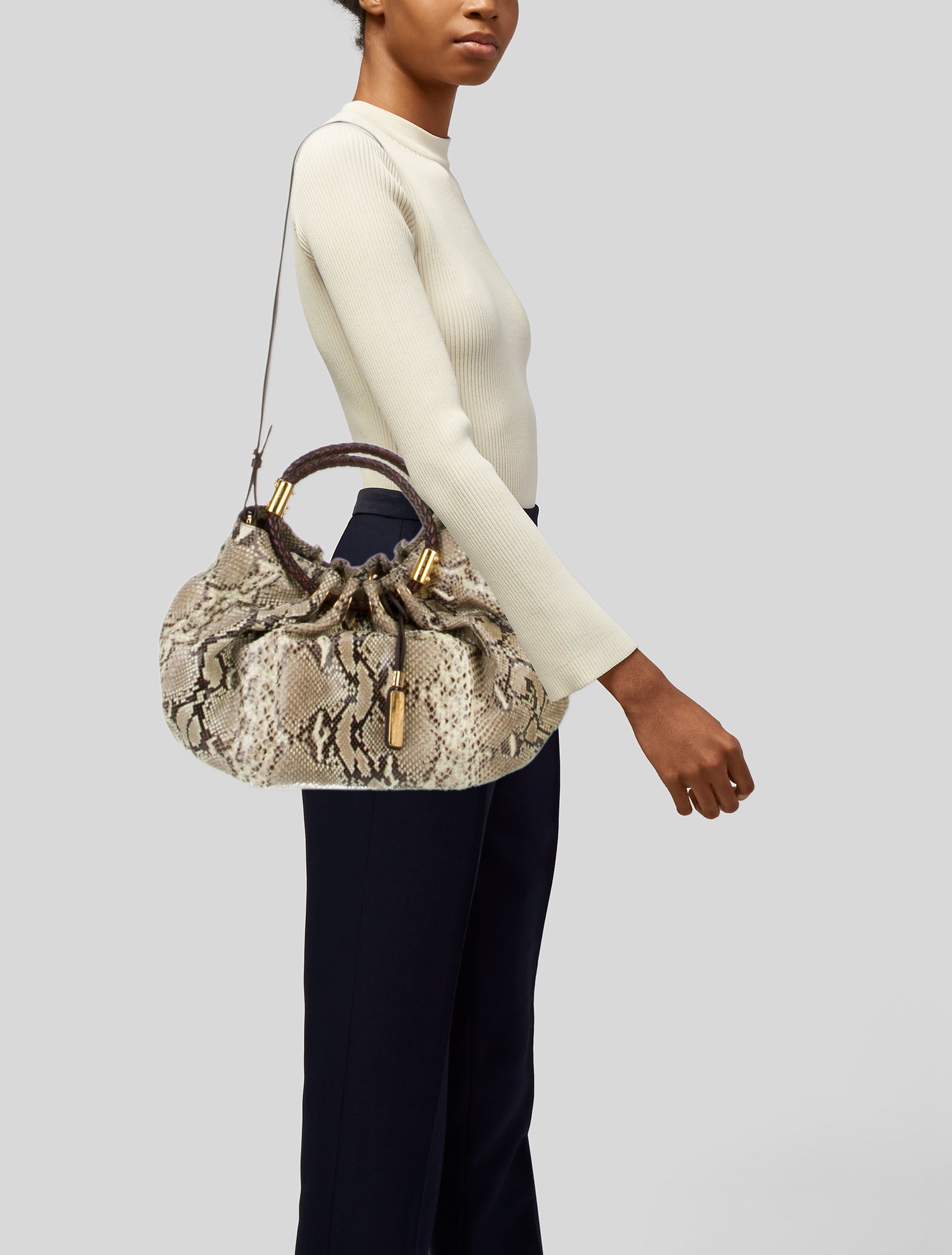 Michael Kors Snakeskin Shoulder Bag