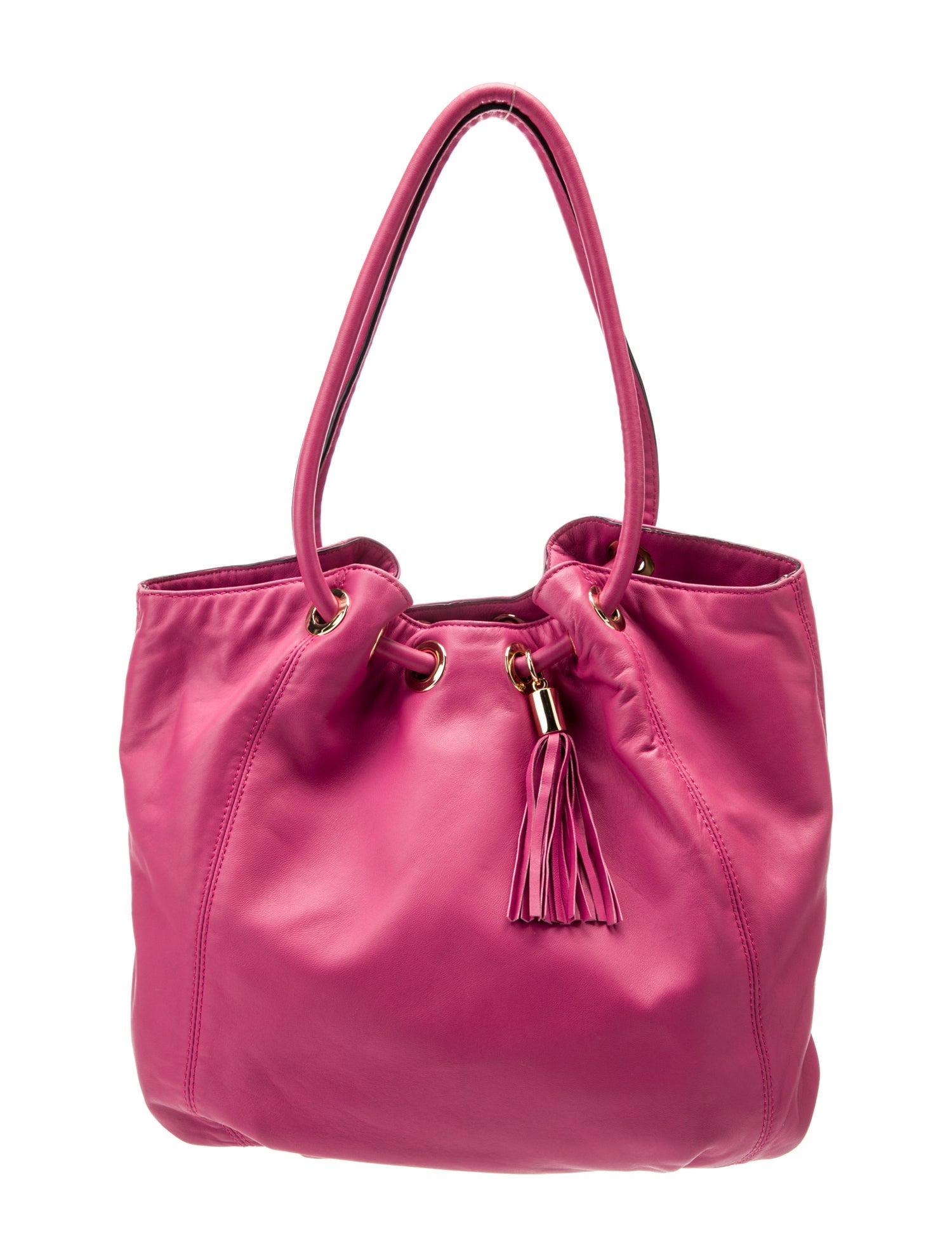 Michael Kors Leather Bucket Bag