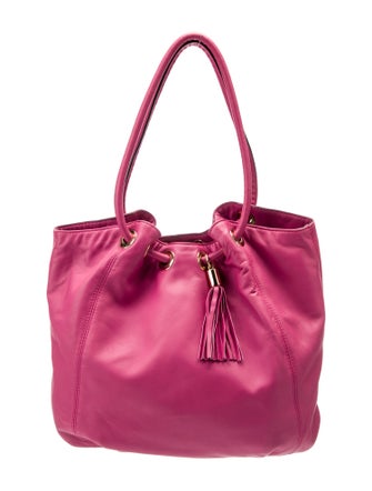 Michael Kors Leather Bucket Bag